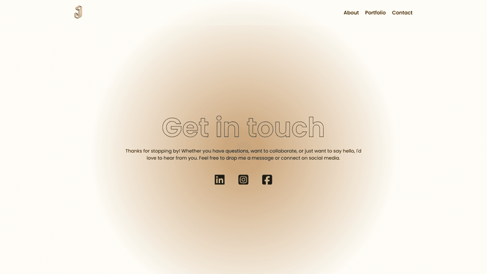 Portfolio Website Prototype